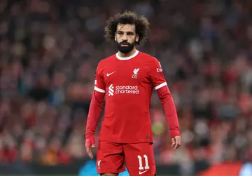 Mohamed Salah during the UEFA Europa League Group E match between Liverpool FC and R. Union Saint-Gilloise at Anfield in Liverpool