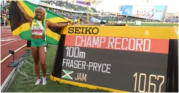 Shelly-Ann Fraser-Pryce, Jamaica, 100 metres, sprint star, World championships, Kingston, Olympics