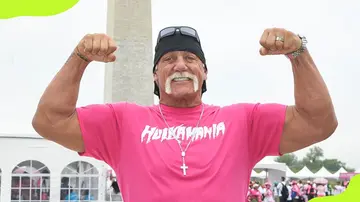 Hulk Hogan in Washington DC during a Susan G. Komen DC Race in 2015