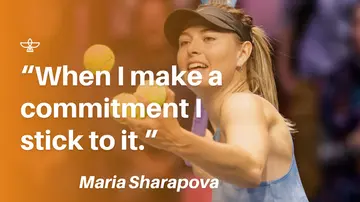 What motivates Maria Sharapova to keep going?
