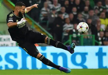 Karim Benzema was forced off injured in Real Madrid's 3-0 win at Celtic