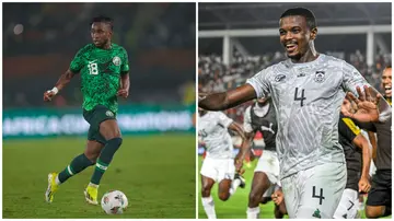 Ademola Lookman and Teboho Mokoena make the top five best players in the 2023 Africa Cup of Nations round of 16. Photo: Ulrik Pedersen/Sia Kambou.