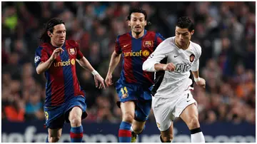 Cristiano Ronaldo Lionel Messi, 2008, GOAT, Ballon d'Or, Manchester United, Barcelona, La Liga