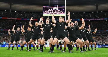 The All Blacks performing the Haka.