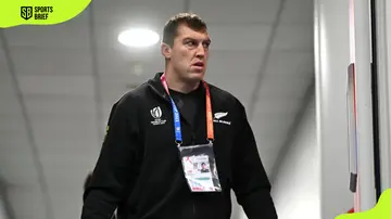 Retallick arrives for the Rugby World Cup France 2023 semi-finals