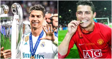 Cristiano Ronaldo, Manchester United, Real Madrid, Champions League