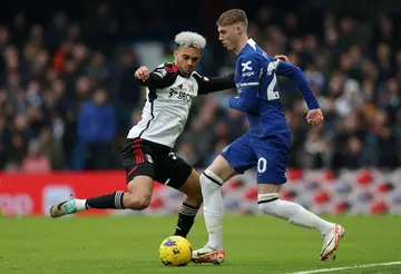 Chelsea's Cole Palmer (R) scored the winner against Fulham