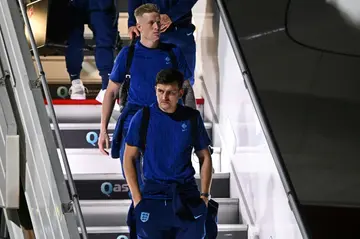 England arrive in Qatar for the World Cup