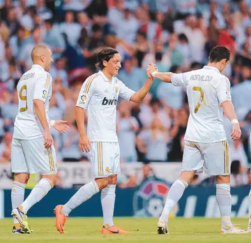 Real Madrid, Cristiano Ronaldo, Mesut Ozil, Casemiro, La Liga, Spain
