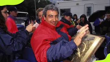 Michele Alboreto at the 24 Hours of Le Mans in France