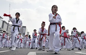 Taekwondo belts ranking