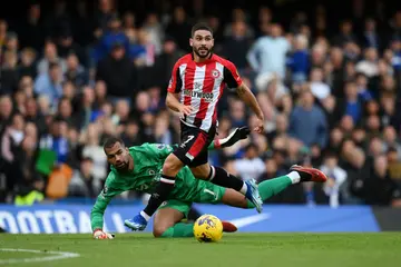 Neal Maupay, Robert Sanchez, Chelsea vs Brentford