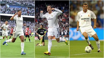 Jude Bellingham, Cristiano Ronaldo, Zinedine Zidane, Real Madrid, Ronaldo Nazario, Champions League