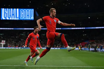 England captain Harry Kane is two goals away from matching Wayne Rooney's national record of 53 international goals