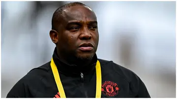 Benni McCarthy's future at Manchester United takes new twist amid links with Kaizer Chiefs this summer. Photo: Ben McShane.