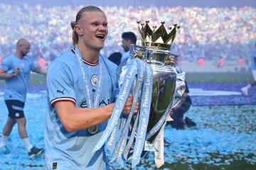 Erling Haaland was the star of Manchester City's title triumph