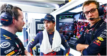 Sergio Perez, Max Verstappen, Red Bull, Brazil GP, Charles Leclerc