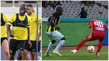 N'Golo Kante, Al Ittihad, Ronaldinho, nutmeg, Al Wehda, Saudi Arabia, Saudi Pro League