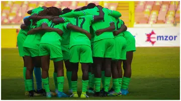 Falconets are set to face the Black Princesses of Ghana in the final of the football event at the 2023 African Games. Photo: @thecableng.