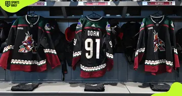 Arizona Coyotes' players' jerseys