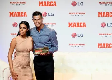 Georgina Rodriguez and Ronaldo