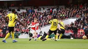 Smith Rowe scores for Arsenal