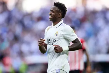 Vinicius Junior, Javier Tebas, La Liga, UEFA Champions League, Spain, Real Madrid, Los Blancos