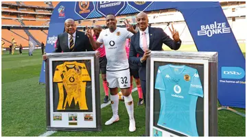 Veteran Kaizer Chiefs goalkeeper, Itumeleng Khune, is expected to leave the club. Photo: @SAFootClassics