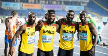 Ghana's Relay Team comes in last in 4x100m finals; Italy scoops gold