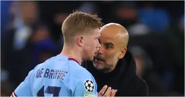 Guardiola, De Bruyne