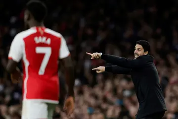 Mikel Arteta's Arsenal are chasing a sixth straight Premier League win