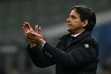 Inter Milan coach Simone Inzaghi