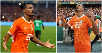 Sebastien Haller, Ivory Coast, AFCON, Dortmund, 2023, Nigeria, final, gold, abuse, fans