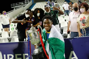 Nigerian star who recently won European treble with Barcelona emerges top target for Man United