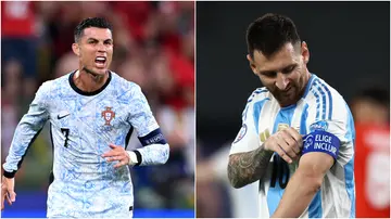 Cristiano Ronaldo, Lionel Messi, Argentina, Portugal, Copa America, Euro 2024