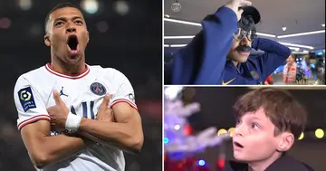 Kylian Mbappe surprises fans by pretending to be a cameraman.