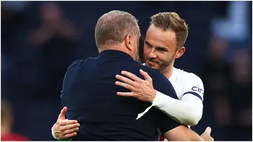 Ange Postecoglou, James Maddison, Tottenham, Manchester United.