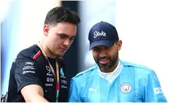 Sergio Aguero, Abu Dhabi Grand Prix.