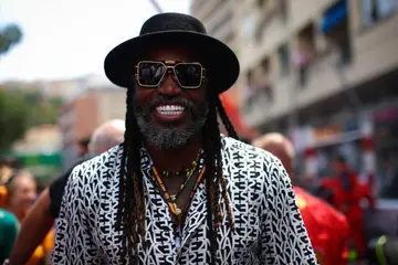 Chris Gayle during the F1 Grand Prix of Monaco