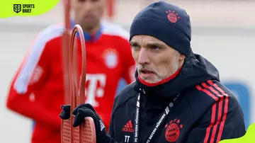 Thomas Tuchel during Bayern Munich's training