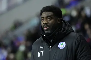 Kolo Toure looks on during the Emirates FA Cup Third Round Replay match at DW Stadium
