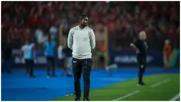 Rulani Mokwena, Mamelodi Sundowns' head coach. Photo: Ayman Aref. 