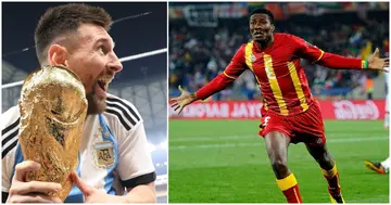 Lionel Messi, Asamoah Gyan, Argentina, World Cup