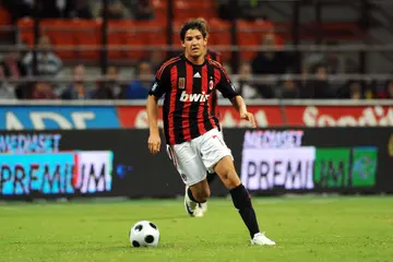 Alexandre Pato of AC Milan during the UEFA Cup match against FC Zurich at the Stadio Giuseppe Meazza on September 18, 2008, in Milan, Italy
