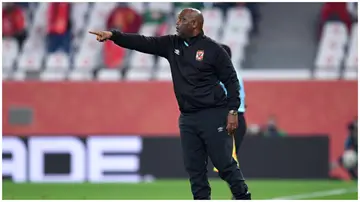 Kaizer Chiefs addressed reports claiming Pitso Mosimane rejected a move to the club on social media. Photo: David Ramos.