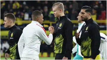 Erling Haaland, Kylian Mbappe, PSG, Borussia Dortmund.