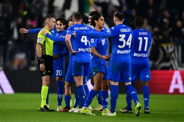 Visitors Empoli held Juventus to a draw
