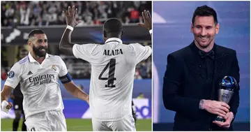 David Alaba, Karim Benzema, Lionel Messi, FIFA the Best