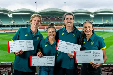 Australian Beach Volleyballers with 2024 Olympics tickets