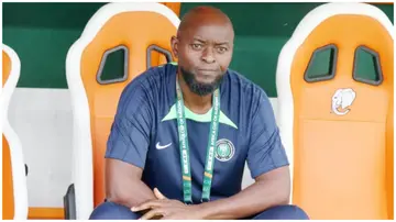 NFF left out some details in their official statement announcing Finidi George as the new Super Eagles coach. Photo:  @thenff.